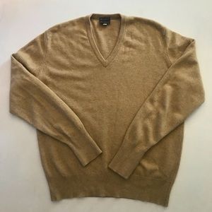 JLP Jonelle Scotland 100% Pure Cashmere Vintage V-Neck Sweater